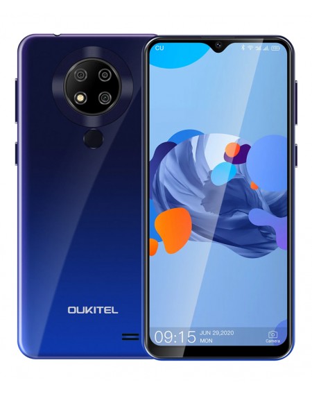 OUKITEL Smartphone C19 Pro, 6.49", 4/64GB, Android 10 Go Edition, μπλε