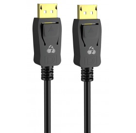 POWERTECH καλώδιο DisplayPort 1.2V CAB-DP048, copper, 4K, 3m, μαύρο