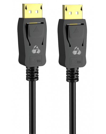 POWERTECH καλώδιο DisplayPort 1.4V CAB-DP050, copper, 8K, 1.5m, μαύρο