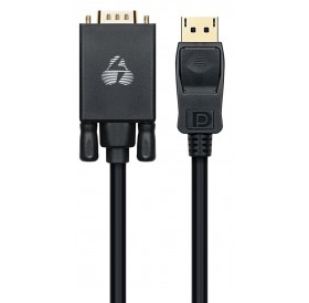 POWERTECH καλώδιο DisplayPort σε VGA CAB-DP056, 1080p, 1.8m, μαύρο