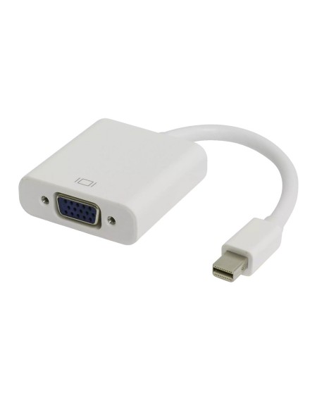 POWERTECH αντάπτορας Mini DisplayPort σε VGA CAB-DP067, 0.20m, λευκός