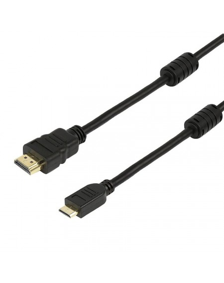 POWERTECH καλώδιο HDMI σε HDMI Mini CAB-H012, με Ethernet, 3m, μαύρο