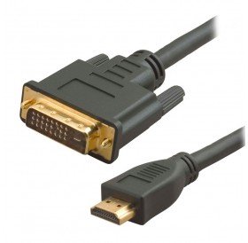 POWERTECH καλώδιο HDMI σε DVI 24+1 CAB-H023, Dual Link, μαύρο, 1.5m