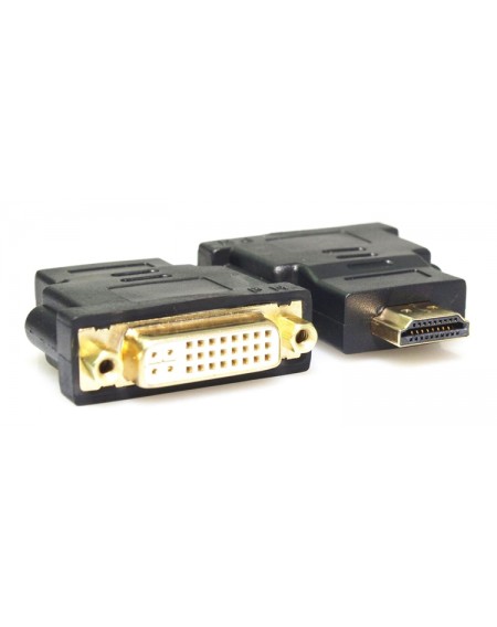 POWERTECH αντάπτορας HDMI σε DVI-I CAB-H057, Dual Link, μαύρος
