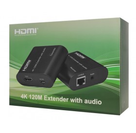 POWERTECH HDMI Video Extender CAB-H075 μέσω cat-5e/cat-6e, 4K, 120m