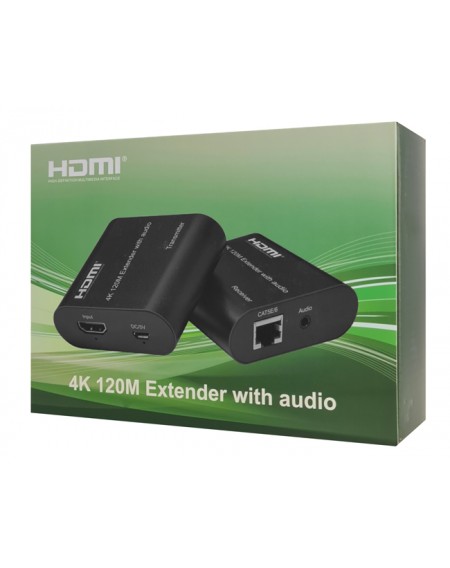 POWERTECH HDMI Video Extender CAB-H075 μέσω cat-5e/cat-6e, 4K, 120m