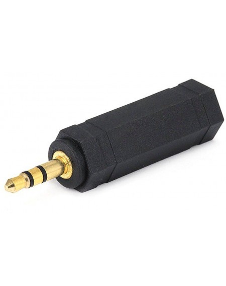 POWERTECH αντάπτορας stereo 3.5mm σε 6.35mm CAB-J020, μαύρος, 5τμχ