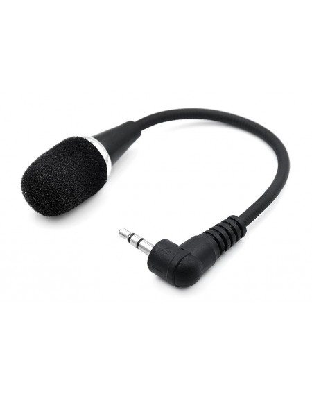 POWERTECH εύκαμπτο μικρόφωνο CAB-J042, 3.5mm, μαύρο