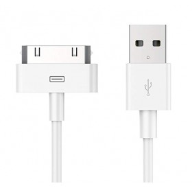 POWERTECH Καλώδιο USB 2.0 σε iPad & iPhone 4/4S CAB-U024, λευκό, 1m