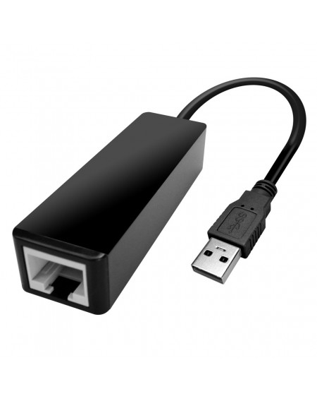 POWERTECH Converter USB 2.0 σε Ethernet CAB-U038, 0.2m, μαύρο