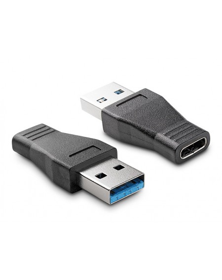 POWERTECH αντάπτορας USB 3.0 σε USB-C θηλυκό CAB-U097, μαύρος