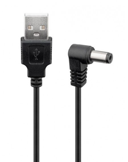 POWERTECH Καλώδιο USB 2.0(M) σε DC 5.5x2.1mm (F) CAB-U120, copper, 1.5m