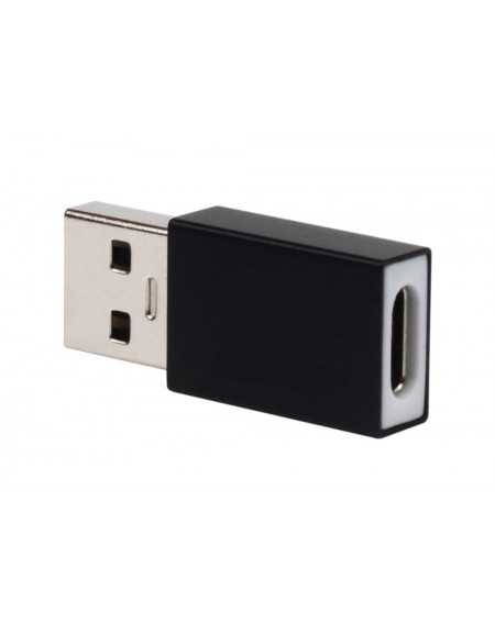 POWERTECH αντάπτορας USB σε USB-C θηλυκό CAB-UC024, μαύρος