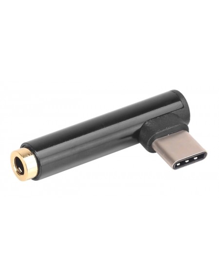 POWERTECH αντάπτορας USB-C σε 3.5mm θηλυκό CAB-UC028, μαύρος