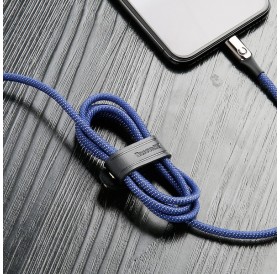 BASEUS καλώδιο USB σε Lightning CALCD-03, LED, 2.4A, 1m, μπλε