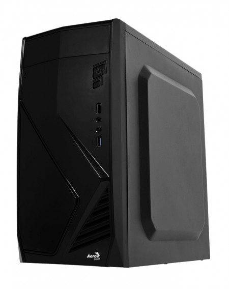 AEROCOOL PC mini tower CS-102, 190x345x372mm, 1x fan, μαύρο