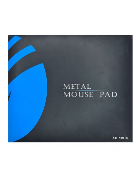Μεταλλικό mouse pad CT-MP24-AS, 246x202x2mm, αλουμίνιο, ασημί/μαύρο