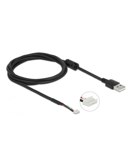 DELOCK καλώδιο USB 2.0 σε 4-pin camera plug V6 96001, 1.5m, μαύρο