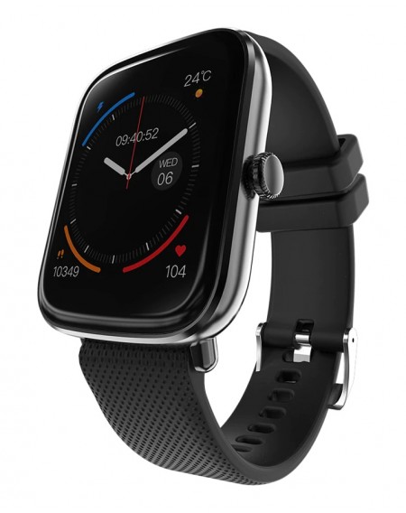 HIFUTURE smartwatch FutureFit Zone, 1.69", IP68, heart rate, μαύρο