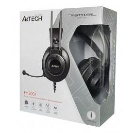 A4TECH Headset FH200i, 3.5mm, 50mm ακουστικά, μαύρα
