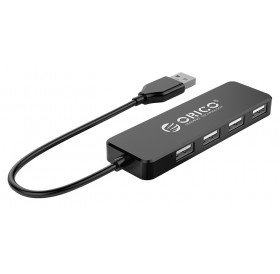 ORICO USB Hub FL01, 4x USB, μαύρο