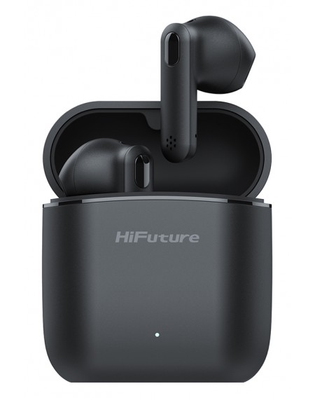 HIFUTURE earphones Flybuds 2 με θήκη φόρτισης, true wireless, μαύρα