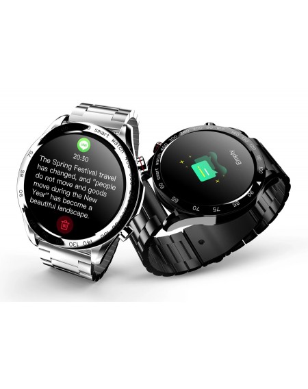HIFUTURE smartwatch FutureGo Pro, 1.32", 3ATM, heart rate, μαύρο