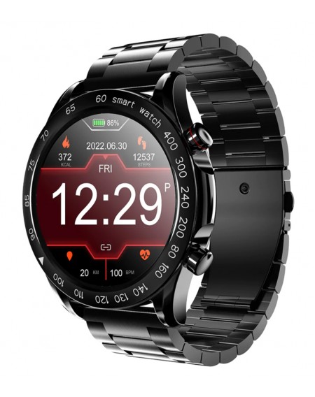HIFUTURE smartwatch FutureGo Pro, 1.32", 3ATM, heart rate, μαύρο