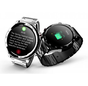 HIFUTURE smartwatch FutureGo Pro, 1.32", 3ATM, heart rate, ασημί