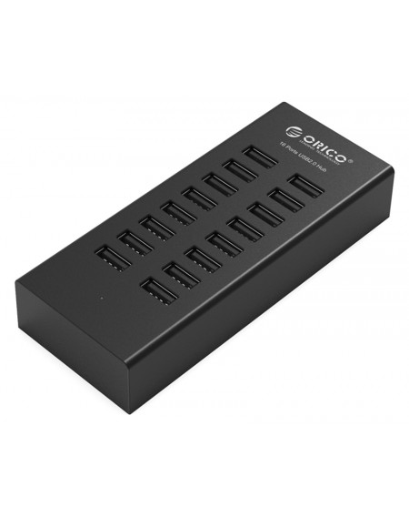 ORICO USB hub H1613-U2-123A-BK, 16x USB, μαύρο