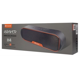 YISON φορητό ηχείο Hanker H4, 2x 5W, FM, Bluetooth 5.0, 1200mAh, γκρι