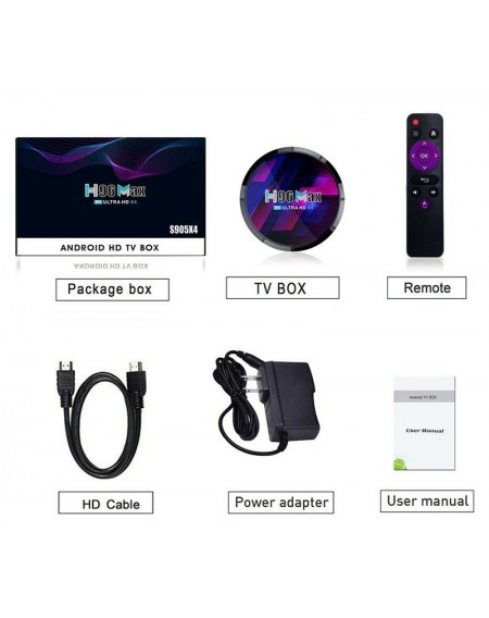 TV Box H96 Max X4, 8K, S905X4, 4/32GB, Wi-Fi 2.4/5GHz, Android 11