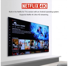 TV Box HAKOMiNi, Google/Netflix certificate, 4/32GB 4K, WiFi, Android 11