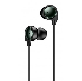 USAMS earphones με μικρόφωνο EP-40, 3.5mm, 1.2m, μαύρα