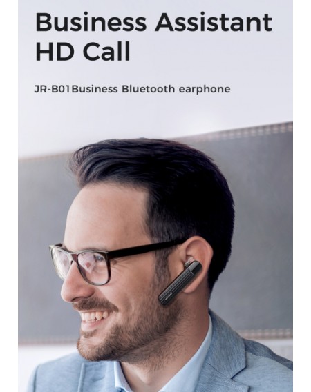 JOYROOM Bluetooth μονό earphone JR-B01, BT 5.0, μαύρο