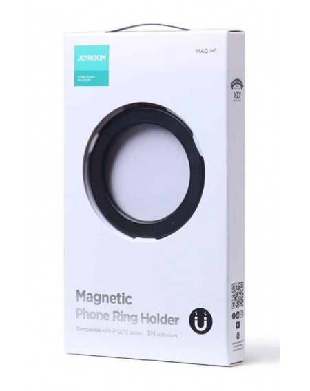 JOYROOM μαγνητική ring βάση JR-MAG-M1 για iPhone, 58mm, μαύρη