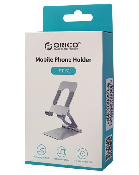 ORICO βάση smartphone LST-S1, foldable, ασημί