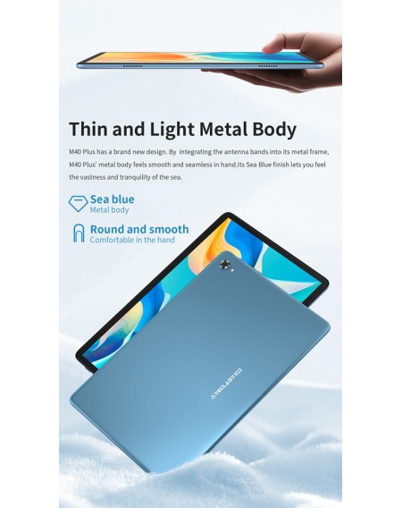 TECLAST tablet M40 Plus, 10.1" FHD, 8/128GB, Android 12, μπλε