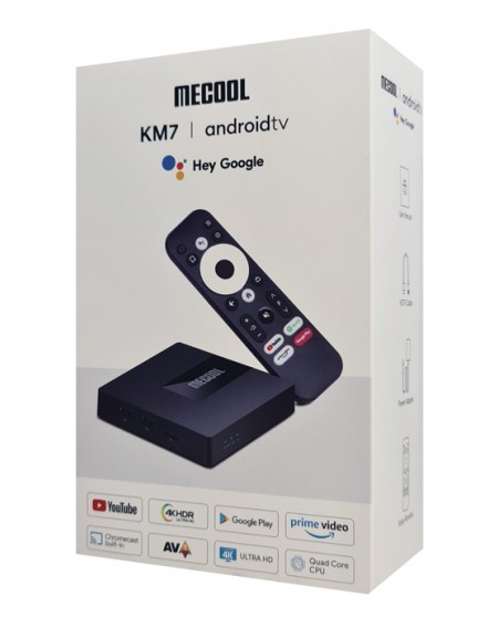 MECOOL TV Box KM7, Google certificate, 4K, Wi-Fi, Android 11