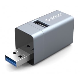 ORICO mini USB hub MINI-U32L, 3x USB ports, γκρι