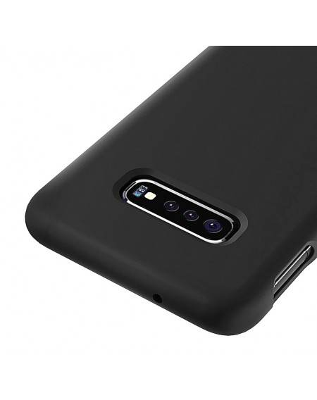 POWERTECH Θήκη Silicon Velvet για Samsung Galaxy S10e/lite, μαύρη