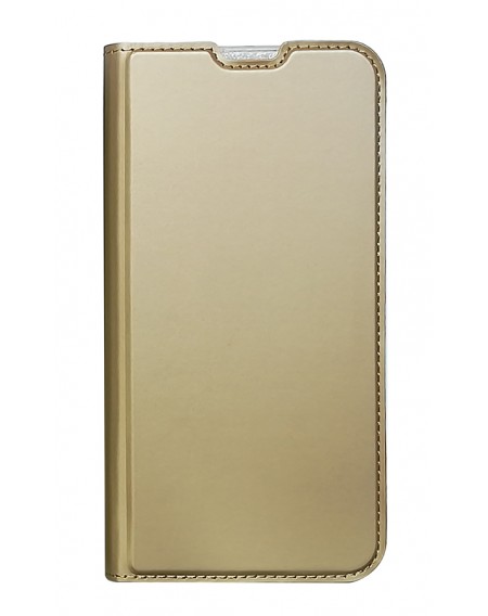 POWERTECH Θήκη Βook Elegant MOB-1447 για Samsung A40, χρυσή