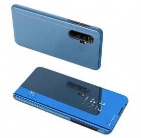 POWERTECH θήκη Clear view MOB-1551, Xiaomi Mi Note 10 Lite, μπλε