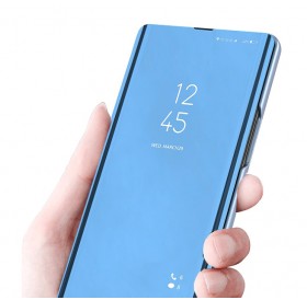 POWERTECH θήκη Clear view MOB-1578, Samsung Note 20 Ultra, μπλε