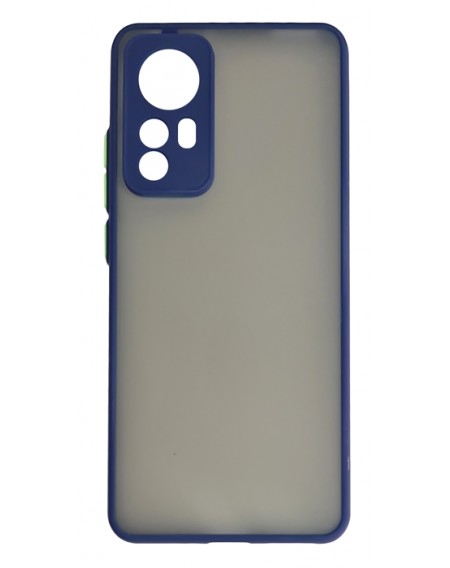 POWERTECH Θήκη Color Button MOB-1759 για Xiaomi 12/12X, μπλε
