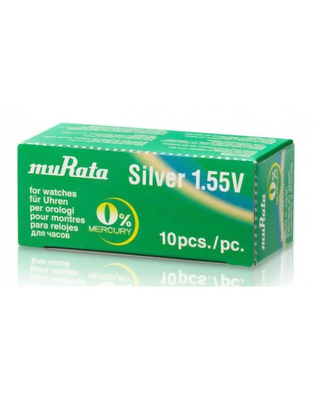 MURATA μπαταρία Silver Oxide για ρολόγια SR920SW, 1.55V, No371, 10τμχ