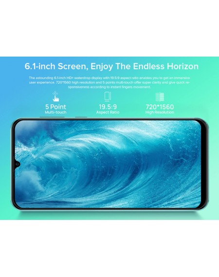 ULEFONE Smartphone Note 6P, 6.1", 2/32GB, Android 11 Go Edition, μωβ
