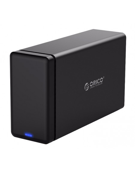 ORICO NAS για 2x 3.5" HDD NS200RU3 USB 3.0, 5Gbps, έως 32TB, μαύρη