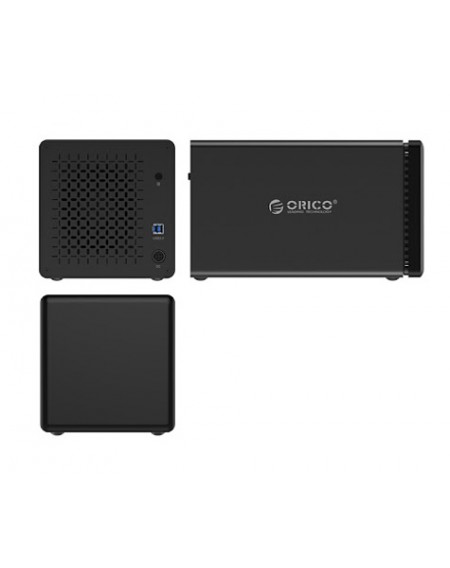 ORICO NAS για 4x 3.5" HDD NS400RU3 USB 3.0, 5Gbps, έως 64TB, μαύρη