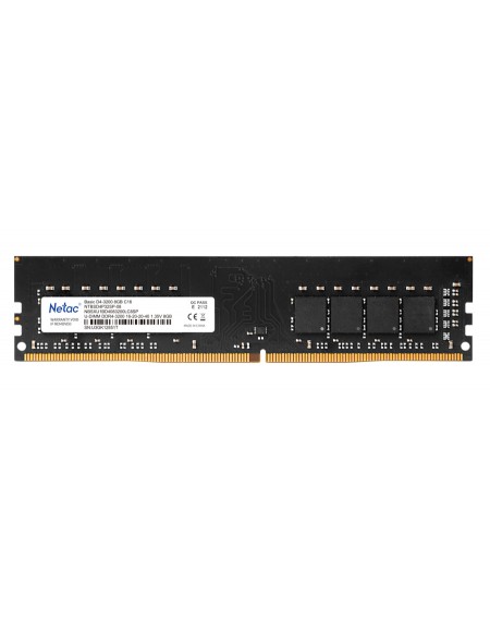 NETAC μνήμη DDR4 UDIMM NTBSD4P32SP-08, 8GB, 3200MHz, C16